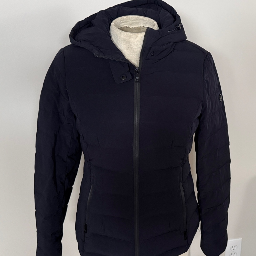 Michael Kors Navy Bomber Jacket